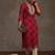 Pink women bandhani printed sequinned georgette straight kurta