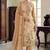 Peach color cotton linen simmer fabric smart and graceful salwar kameez