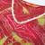 Red bandhani printed pure cotton gotta patti kurta
