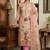 Pink color cotton linen simmer fabric smart and graceful salwar kameez