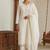 Off white color jam cotton fabric designer ethnic partywear suit