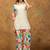 Cotton soft floral printed kurti pant co-ord set