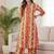 Multicolor women printed regular pure cotton kurta with palazzos