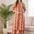 Multicolor women printed regular pure cotton kurta with palazzos