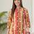 Multicolor women ethnic motifs printed regular kurta with palazzos