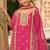 Pink chinon with embroidery
