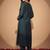 Green women ethnic motifs embroidered regular kurta with trousers