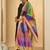 Black women regular kurta with trousers & with dupatta
