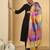 Black women regular kurta with trousers & with dupatta