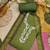 Mahendi color beautiful and ethnic partywear cotton linen simmer fabric suit