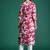 Pink floral printed pure cotton kurta