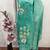 Sea green color smart and budgeted roman silk suit