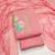 Pink color smart and budgeted roman silk suit