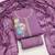 Purple color smart and budgeted roman silk suit