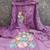 Purple color smart and budgeted roman silk suit