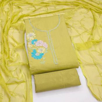 Green color smart and budgeted roman silk suit 2