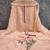 Peach color smart and budgeted roman silk suit
