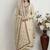 Peach color smart and ethnic roman silk fabric salwar kameez