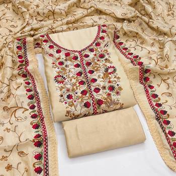 Peach color smart and ethnic roman silk fabric salwar kameez 4
