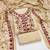 Peach color smart and ethnic roman silk fabric salwar kameez