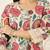 Off white floral printed round neck flared sleeves a-line kurtas