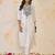White women floral embroidered thread work floral republic day republic day kurta