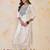 White women floral embroidered thread work floral republic day republic day kurta