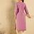 Lavender women paisley embroidered thread work pastels kurta