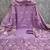 Purple color jacquard silk salwar kameez for ethnic festive looks