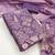 Purple color jacquard silk salwar kameez for ethnic festive looks