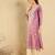 Lavender women paisley embroidered thread work pastels kurta