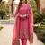 Pink color jacquard silk salwar kameez for ethnic festive looks