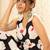 Black women floral printed regular pure cotton kurta with trousers