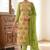 Green color smart and beautiful partywear salwar kameez