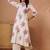 Off white women floral printed indie florals kurta