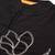 Black floral embroidered thread work floral kurta