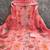 Pink color smart mul cotton fabric designer printed suit for girls