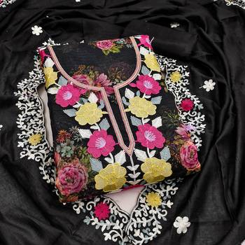Black color smart beautiful ethnic salwar kameez for ceremonial looks 1