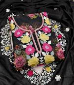 Black color smart beautiful ethnic salwar kameez for ceremonial looks