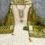 Off white color smart and sophisticated rich party looks simmer jacquard suit