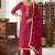 Pink color smart and designer jam cotton salwar kameez