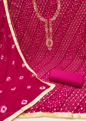 Pink color smart and designer jam cotton salwar kameez 3