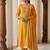 Yellow color smart and designer jam cotton salwar kameez