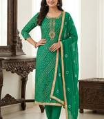 Rama color smart and designer jam cotton salwar kameez