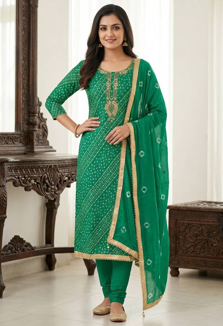 Rama color smart and designer jam cotton salwar kameez