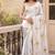 Premium Rangoli Silk Blend Fabrics With Sequence Embroidered Work Saree With Blouse Set 