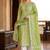 Green color smart and ethnic bnarasi cotton salwar kameez