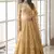  Mustard Yellow indian wedding collection designer net lehenga choli with corded thread work for women's