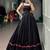 Premium Black Pure Cotton Mirror Work Lehenga with Kutchi Lace & Handmade Tassels