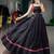 Premium Black Pure Cotton Mirror Work Lehenga with Kutchi Lace & Handmade Tassels